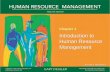 HRM introduction to the human resource management