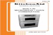 4317316 KAC-25 KitchenAid Built-In Microwave Oven Combination