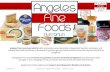 Angeles Fine Foods Product Catalogue September 2014