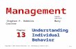 13.Understanding Individual Behavior