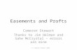 Easements and Profts