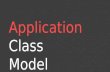 UML - Application Class Model