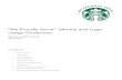 QSR Starbucks 'We Proudly Serve' Logo Usage Guideline