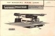 Radial Arm Saw Instructions