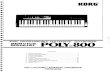 Korg Poly800 Service Manual