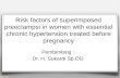 Risk Factors of Superimposed Preeclampsi in Women With