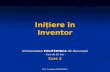 Initiere in Inventor - Curs 02