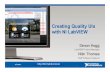 Creating Quality UIs With NI LabVIEW