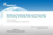 Modeling Fluidized Beds and Pneumatic Conveying on Aspen Plus