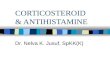 Corticosteroid n Antihistamin Econtocosteroid and antihistaminng