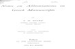Notes on Abbreviations in Greek Manuscripts Allen BW