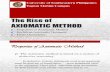 The Rise of Axiomatic Method