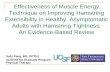 Effectiveness of Muscle Energy Technique on Hamstring Extensibility in Healthy, Asymptomatic Adults With Hamstring Tightness_Pang