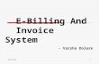 E-Billing & Invoice System