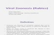 Viral Zoonosis Rabies