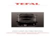 Tefal Steam Cuisine 700 & 1000 Turbo - manual