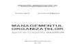 Managementul Organizatiilor Suport de Curs IFR