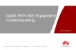 OptiX RTN 600 Equipment Commissioning-20080801-A.ppt