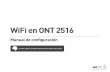 Manual WiFi en ONT 2516