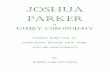 A Joshua Parker Chronology v4a