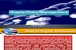 Supply Chain Management for Higher Education