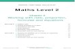 Maths Level 2_Chapter 3 Learner Materials