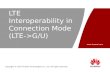 LTE Interoperability in Connection Mode (LTE-GU)