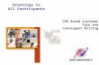 CDR Based Convergent Billing and Customer Care System