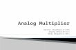 Analog Multiplier