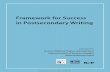 Framework for Success Postsecondary Writing