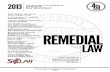 UP Bar Reviewer 2013 - Remedial Law