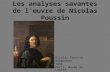 Les analyses savantes de l’œuvre de Nicolas Poussin