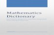 Math Dictionary  IMEP
