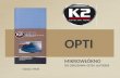 K2 OPTI: mikrowłókno do mycia i polerowania szyb