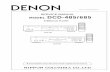 Denon Stereo CD Player DCD-485-DCD-685 Parts and Service Manual