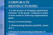 Corp.restructuring, Lbo, Mbo