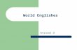 World Englishes Strand3