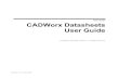 CADWorx Datasheets User Guide