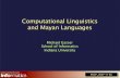 Computational Linguistics in Mayan Languages