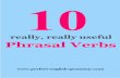 10 Phrasal Verbs Very Useful