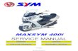 Sym Maxsym 400i Service Manual English
