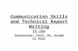 Communication Skills and Technical Report Writing.ppt