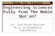 Learning Civil Engineering From the Quran