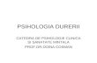 Psihologia Durerii Psihooncologie