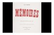 Guy Debord- Memoires