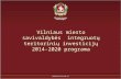 Vilniaus miesto savivaldybės  integruotų teritorinių investicijų 2014-2020 programa