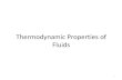 Thermodynamic Properties of Fluids (Chap 3) Smith Ppt