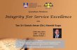 Integrity for Service Excellence