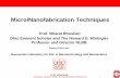 Micro Nanofab Techniques