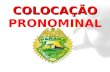 Prof. Kito Lima - PORTUGUES - COLOCAÇÃO PRONOMINAL